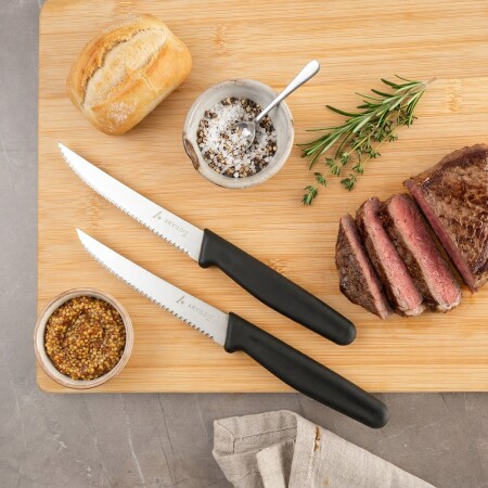 Aryıldız Daily Steak Bıçak 2’li Siyah - ARYILDIZ