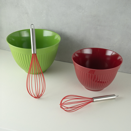 Aryıldız Dailytools 2 Parça Çırpıcı Set Kırmızı - ARYILDIZ