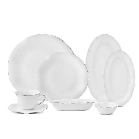 Aryıldız Daphne Platin 32 Parça 6 Kişilik Kahvaltı Takımı - 3