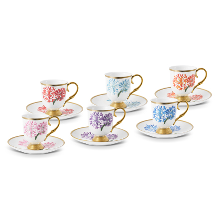 Aryıldız Daria 12 Parça 6 Kişilik Türk Kahve Fincanı - 3