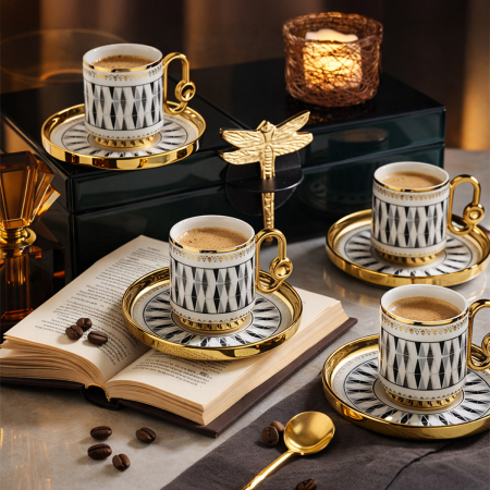 Aryıldız Dawn 6 Kişilik Türk Kahve Fincan Takımı - 2