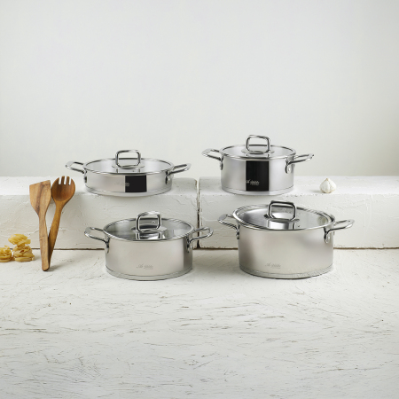 Aryıldız De Luxe 8 Parça Çelik Tencere Seti - 3