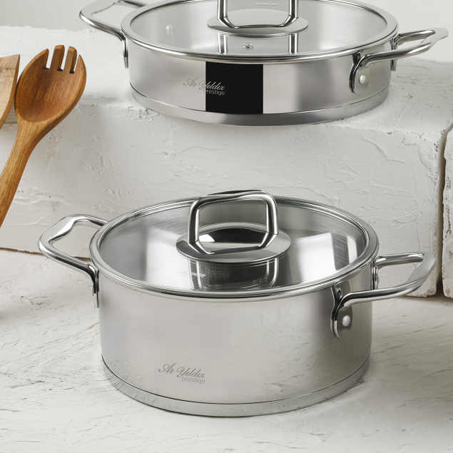 Aryıldız De Luxe 8 Parça Çelik Tencere Seti - 4