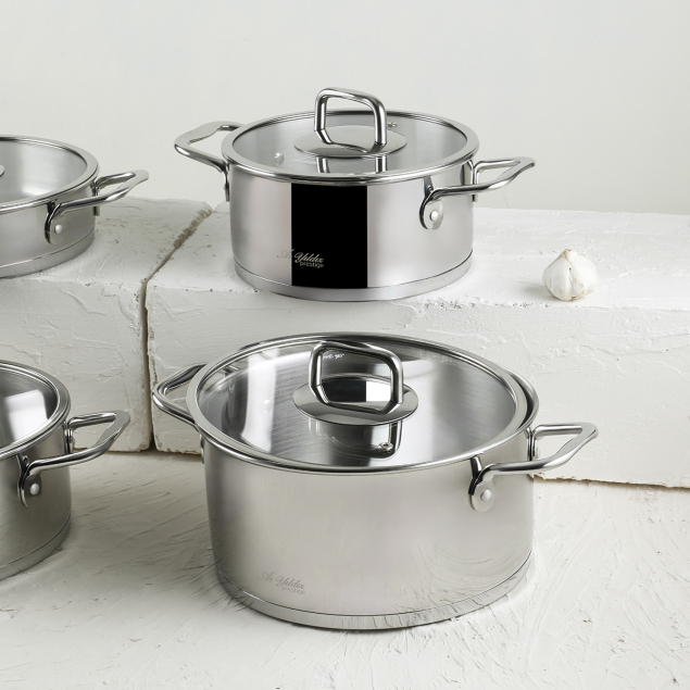 Aryıldız De Luxe 8 Parça Çelik Tencere Seti - 5