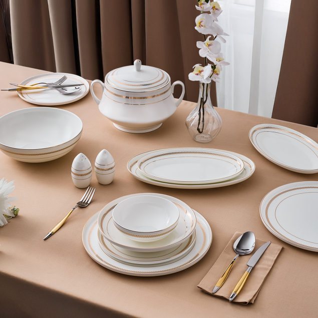 Aryıldız Desire 60 Parça 12 Kişilik Yemek Takımı - 1