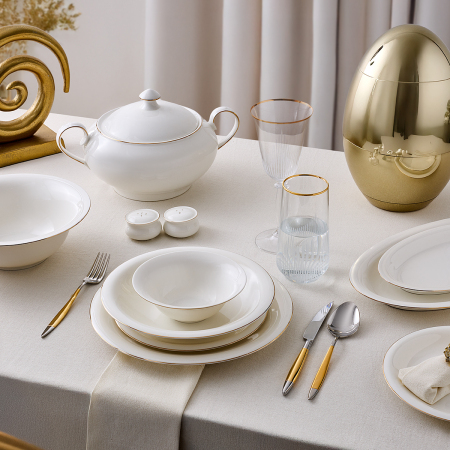 Aryıldız Diamond 60 Parça 12 Kişilik Yemek Takımı - ARYILDIZ