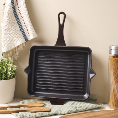 Aryıldız Duo Cast Grill Tava Kahverengi 26x32 cm - 3