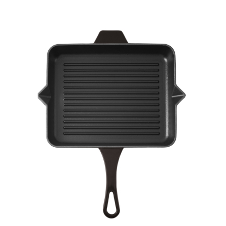 Aryıldız Duo Cast Grill Tava Kahverengi 26x32 cm - 5