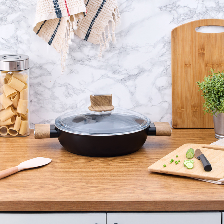 Aryıldız Eco Ceramic Kısa Tencere 26 cm - ARYILDIZ