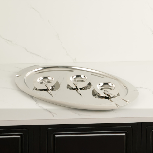 Aryıldız Elegant Prestige 25 Parça Çelik Çay Seti - 1