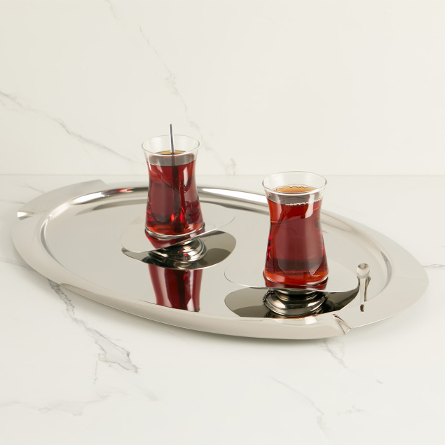 Aryıldız Elegant Prestige 25 Parça Çelik Çay Seti - 3