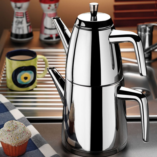 Aryıldız Elegant Prestige Büyük Çaydanlık Takımı - 1