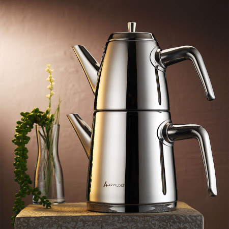 Aryıldız Elegant Prestige Büyük Çaydanlık Takımı - ARYILDIZ
