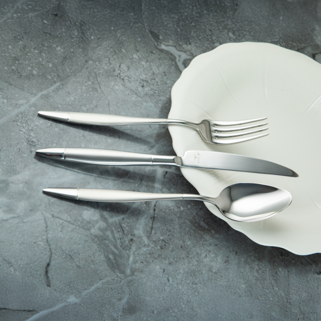 Aryıldız Elegant Prestige Mat 84 Parça 12 Kişilik Çatal Kaşık Bıçak Takımı - 2