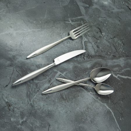 Aryıldız Elegant Prestige Mat 84 Parça 12 Kişilik Çatal Kaşık Bıçak Takımı - 3