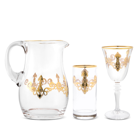 Aryıldız Elisa Gold 25 Parça 12 Kişilik Su Seti - 2