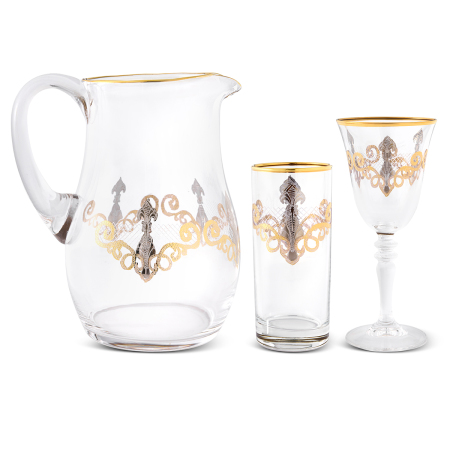 Aryıldız Elisa Gold-Platin 25 Parça 12 Kişilik Su Seti - 2