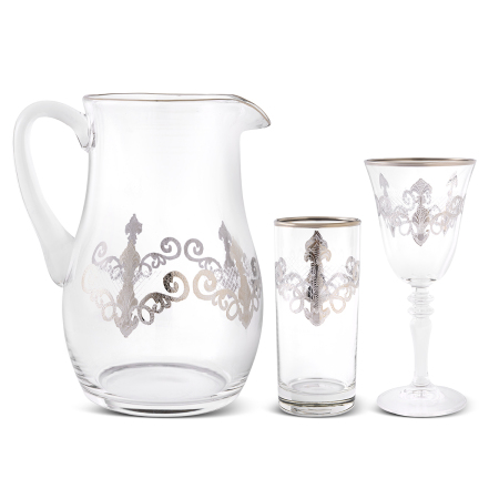 Aryıldız Elisa Platin 25 Parça 12 Kişilik Su Seti - 2