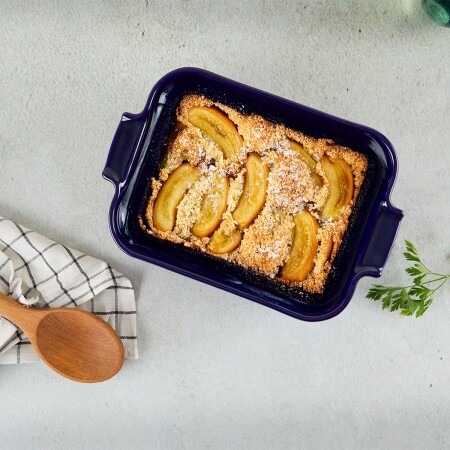 Aryıldız Elissa Dikdörtgen Fırın Kabı Kobalt 25 cm - 1