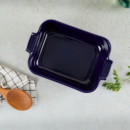 Aryıldız Elissa Dikdörtgen Fırın Kabı Kobalt 25 cm - 2