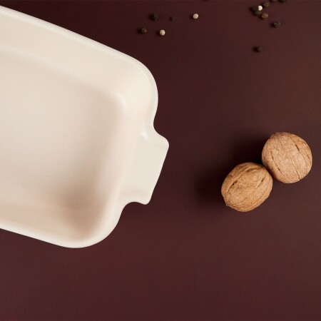 Aryıldız Elissa Dikdörtgen Fırın Kabı Mat Beyaz 23 cm - 4