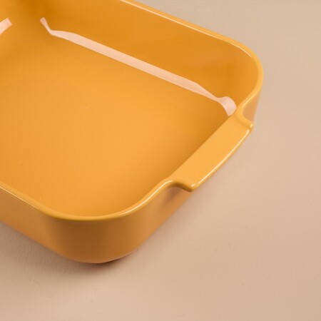 Aryıldız Elissa Dikdörtgen Fırın Kabı Sarı 41 cm - 4