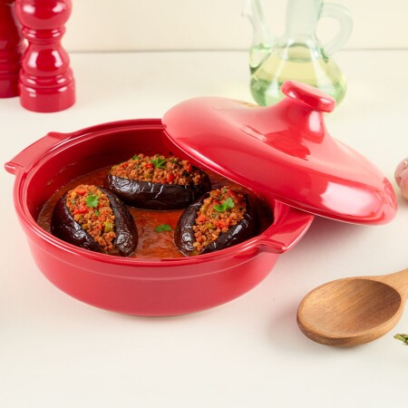 Aryıldız Elissa Kapaklı Karnıyarık Fırın Kabı 27 cm - 1