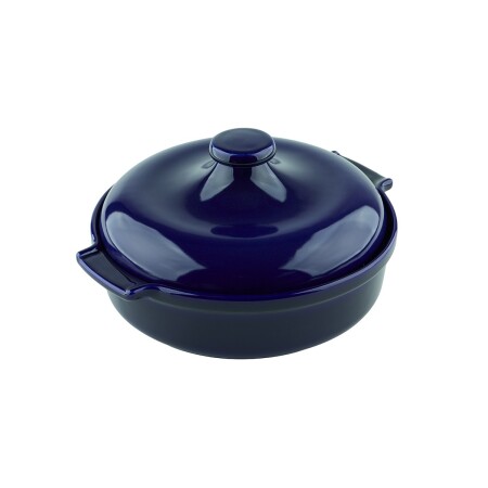 Aryıldız Elissa Kapaklı Karnıyarık Fırın Kabı Kobalt 27 cm - 7