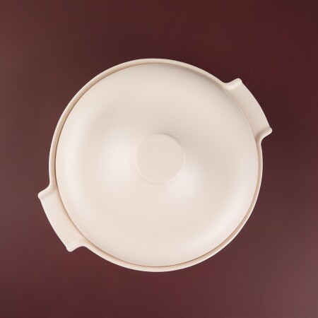 Aryıldız Elissa Kapaklı Karnıyarık Fırın Kabı Mat Beyaz 29 cm - 5