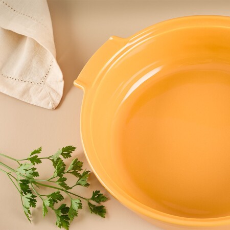 Aryıldız Elissa Kapaklı Karnıyarık Fırın Kabı Sarı 29 cm - 2