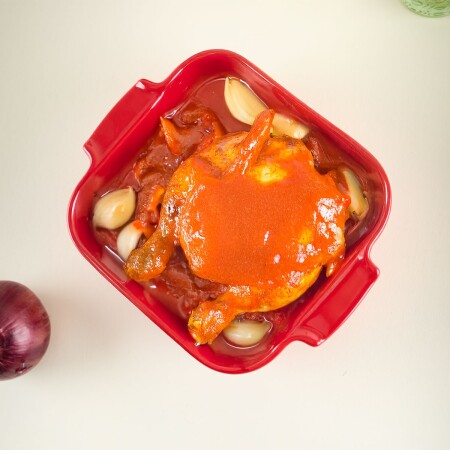 Aryıldız Elissa Kare Fırın Kabı Kırmızı 21 cm - 1