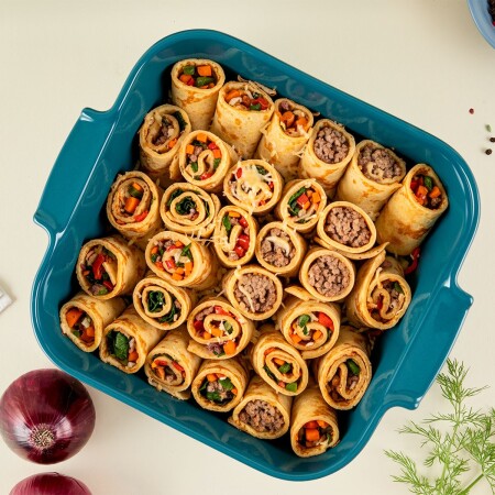 Aryıldız Elissa Kare Fırın Kabı Yeşil 28 cm - 2