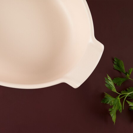 Aryıldız Elissa Oval Fırın Kabı Mat Beyaz 31 cm - 4