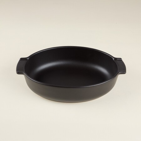 Aryıldız Elissa Oval Fırın Kabı Mat Siyah 31 cm - ARYILDIZ