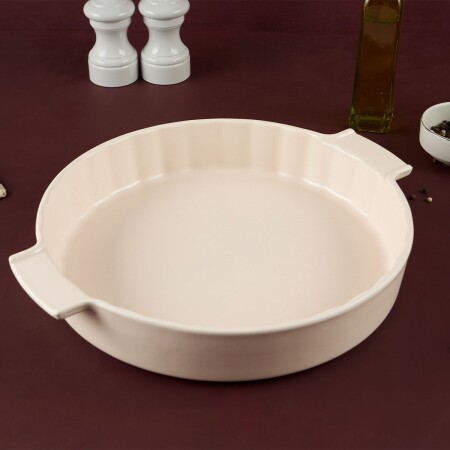 Aryıldız Elissa Rölyefli Yuvarlak Fırın Kabı 32.5 cm - 2