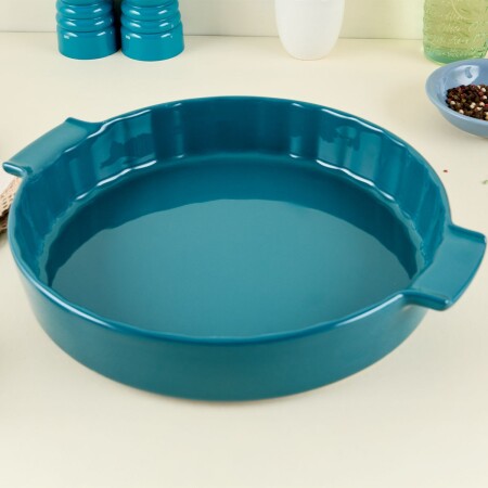 Aryıldız Elissa Rölyefli Yuvarlak Fırın Kabı 32.5 cm - 2