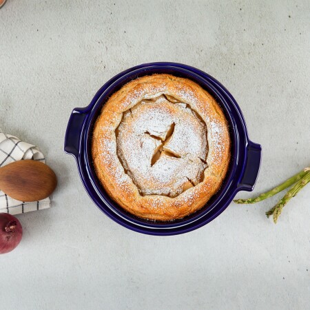 Aryıldız Elissa Yuvarlak Fırın Kabı Kobalt 27 cm - 1