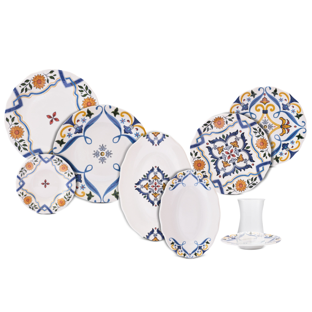 Aryıldız Etnico 32 Parça 6 Kişilik Kahvaltı Takımı - 4