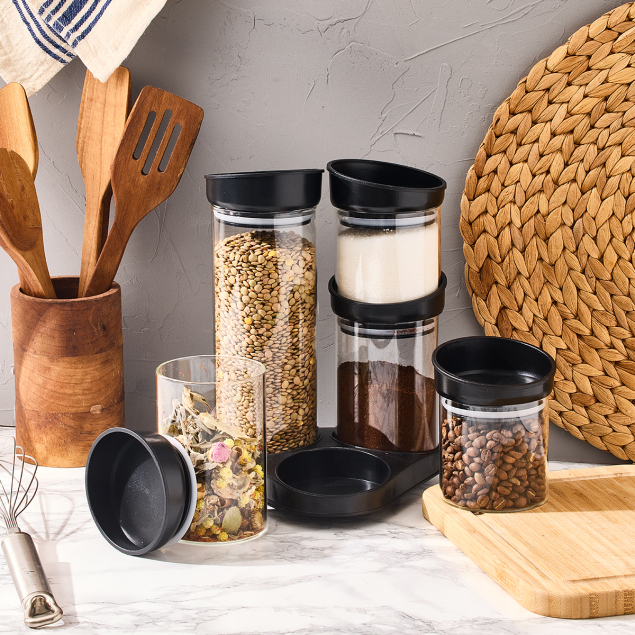 Aryıldız Fine Standlı 6 Parça Saklama Seti - 1