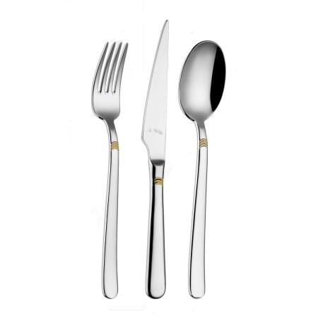 Aryıldız Fiore S Gold Pvd 24 Parça 6 Kişilik Çatal Kaşık Bıçak Takımı - ARYILDIZ
