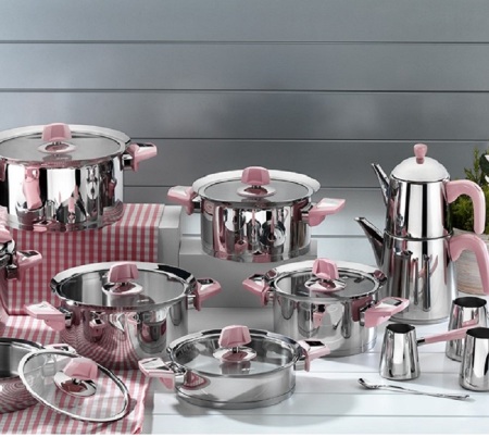 Aryıldız Flamingo Rose Gold Cam 22 Parça İdeal Set - ARYILDIZ