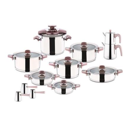 Aryıldız Flamingo Rose Gold Cam 22 Parça İdeal Set - 2