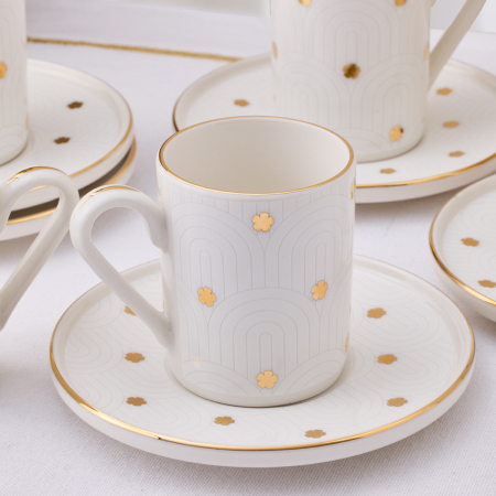 Aryıldız Flare 12 Parça 6 Kişilik Kahve Fincan Takımı 90 ml - 2