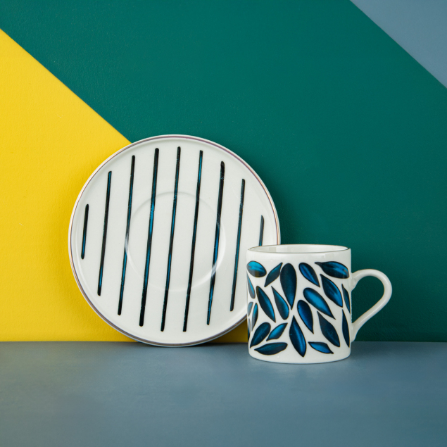 Aryıldız Foglia 12 Parça 6 Kişilik Türk Kahve Fincanı 90 ml - 3