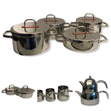 Aryıldız Fornella Prestige Steel Kapak 20 Parça İdeal Set - ARYILDIZ