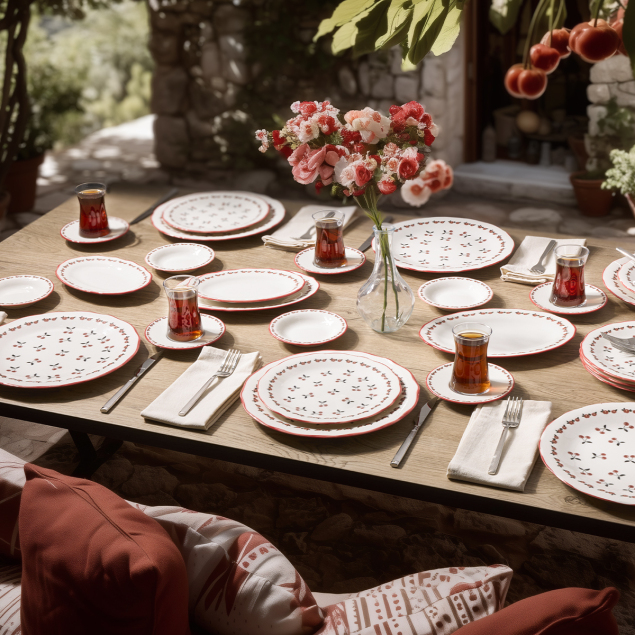 Aryıldız Gia 32 Parça 6 Kişilik Kahvaltı Takımı - 1