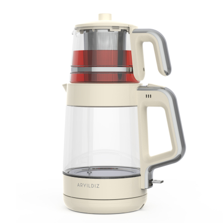 Aryıldız Glow Çay Makinesi Krem - 2