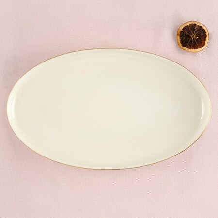 Aryıldız Hazel Gold Kayık Tabak 30 cm - 4