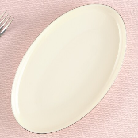 Aryıldız Hazel Platin Kayık Tabak 25 cm - 3