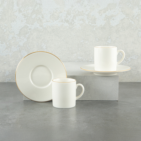 Aryıldız Hera Gold 4 Parça 2 Kişilik Türk Kahve Fincan Takımı - ARYILDIZ